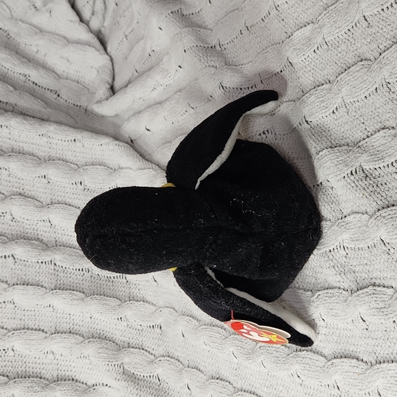 🕸Vintage Ty Beanie Baby Original Waddle the Penguin 1995 P.V.C. Pellets - Picture 3 of 12